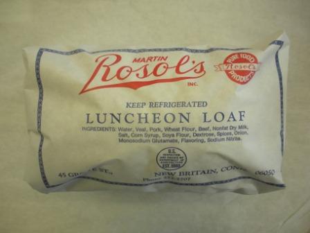 Martin Rosol's veal loaf (also called luncheon loaf)